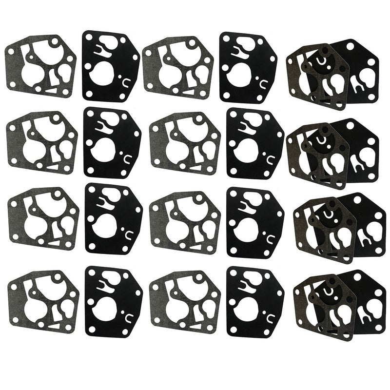FJSaDobo Pack of 12 Carburetor Carb 495770 795083 Diaphragm Gasket Kit for Briggs Stratton 3.5-4.5 HP 3.5-4.5 HP Q 45 Classic Sprint and Quattro Lawn Mower - Image 1
